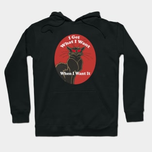 Mean Cat Gets What It Wants Hoodie